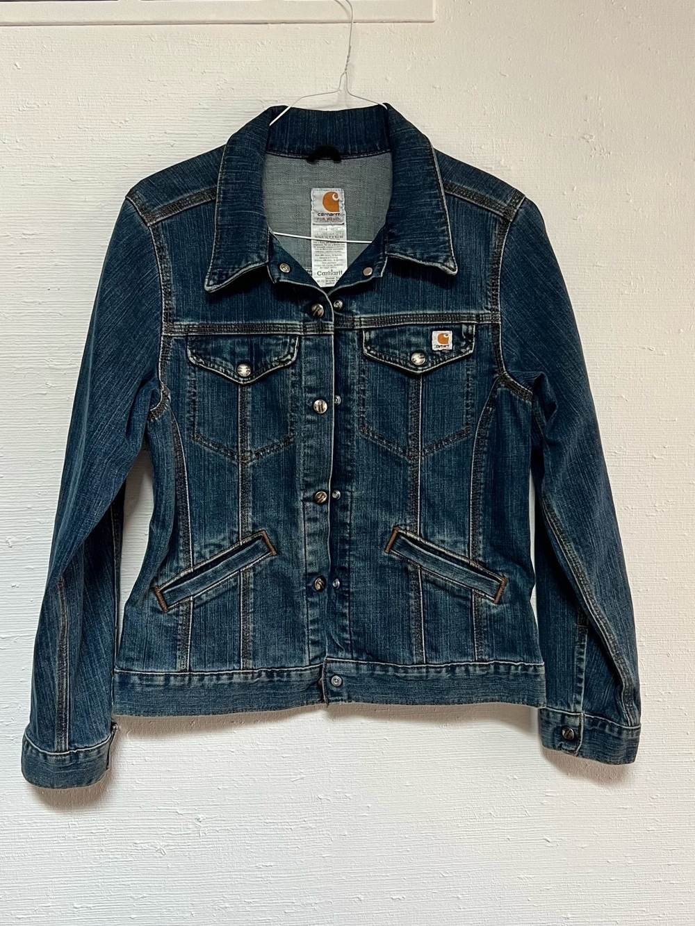 Carhartt Women’s Indigo Blue Denim Trucker Jacket